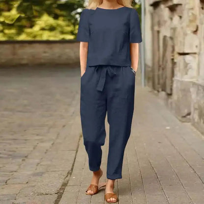 Conjunto de Lounge Chic de Dos Piezas Charm