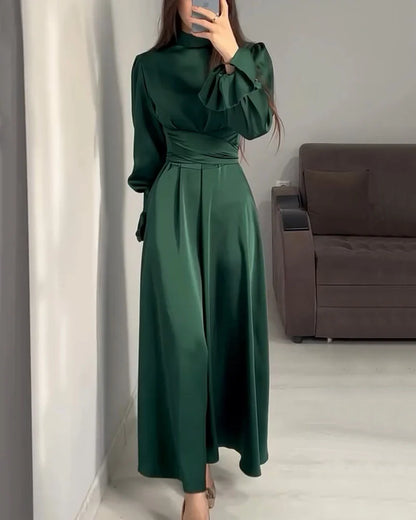 ItalianFrost - Vestido Maxi Satinado
