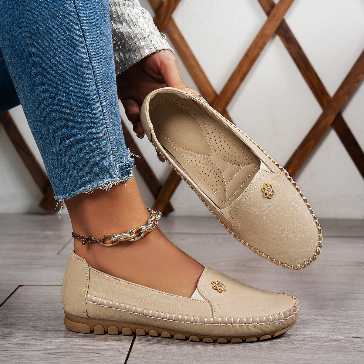 Sancia - Mocasines de Cuero Suave
