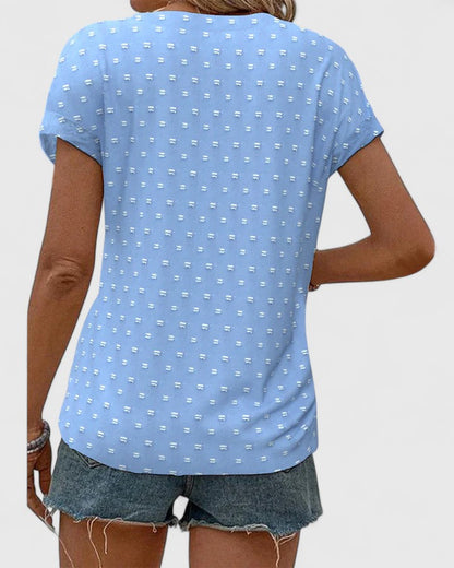 Miles | Camiseta Cómoda de Cuello en V