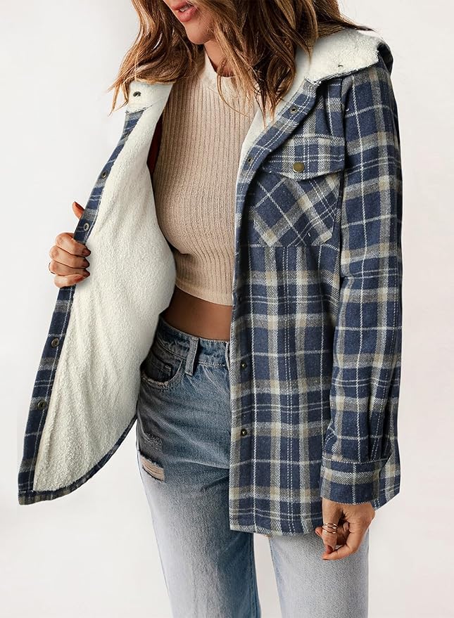 Chaqueta de Franela a Cuadros Elvessa