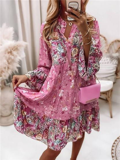 Danika | Vestido Boho Impreso