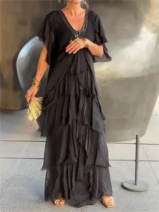 Vanessa | Vestido de Verano en Capas con Estilo