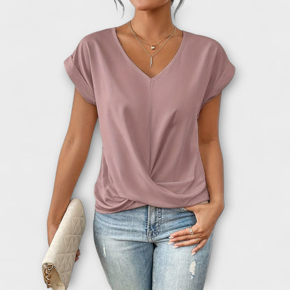 Carlinda | Top Elegante con Escote en V