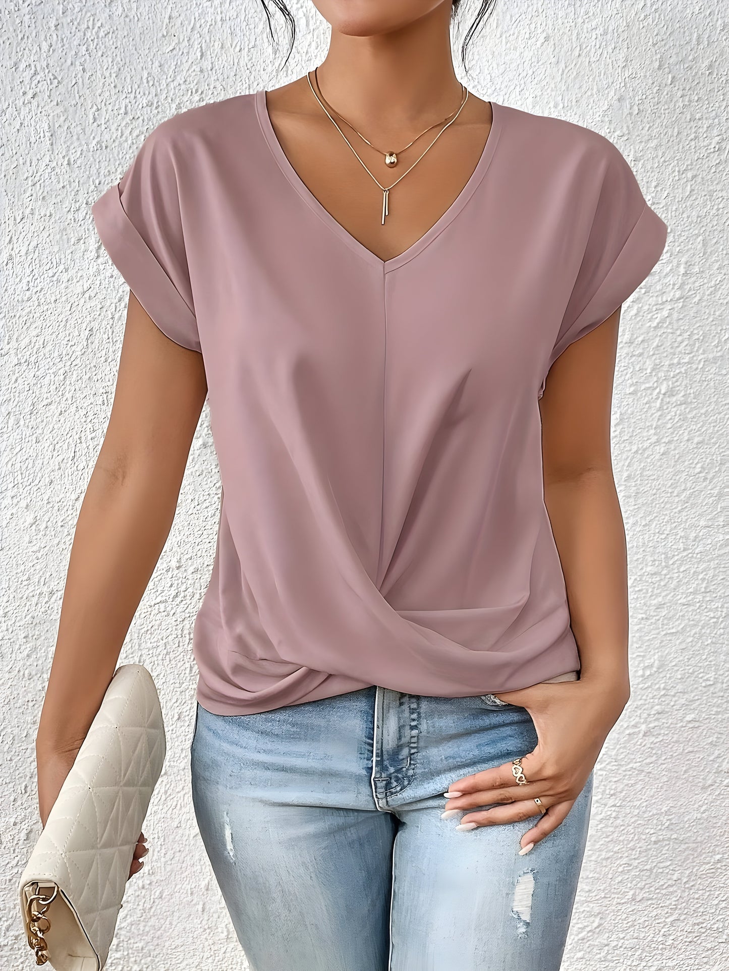 Kathrina | Top con Escote en V y Twist