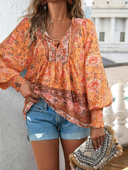 Helena™ - Top Floral Premium de Verano