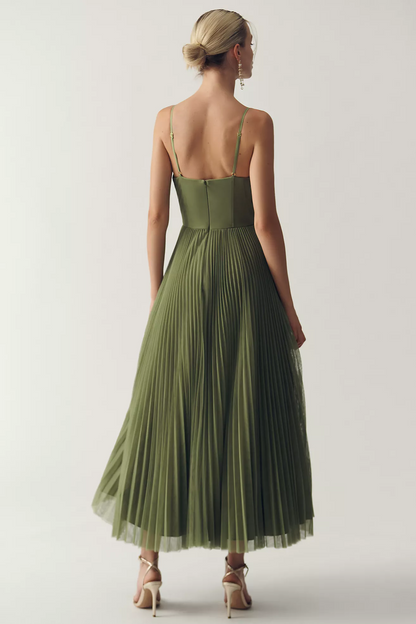 Bali | Vestido midi con corsé