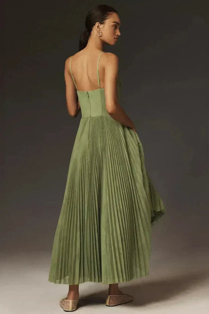 Isabella | Vestido Midi de Tul Plisado