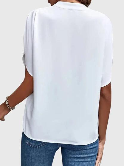 Beatrix™ | Camisa V de Cuello Suave y Elegante