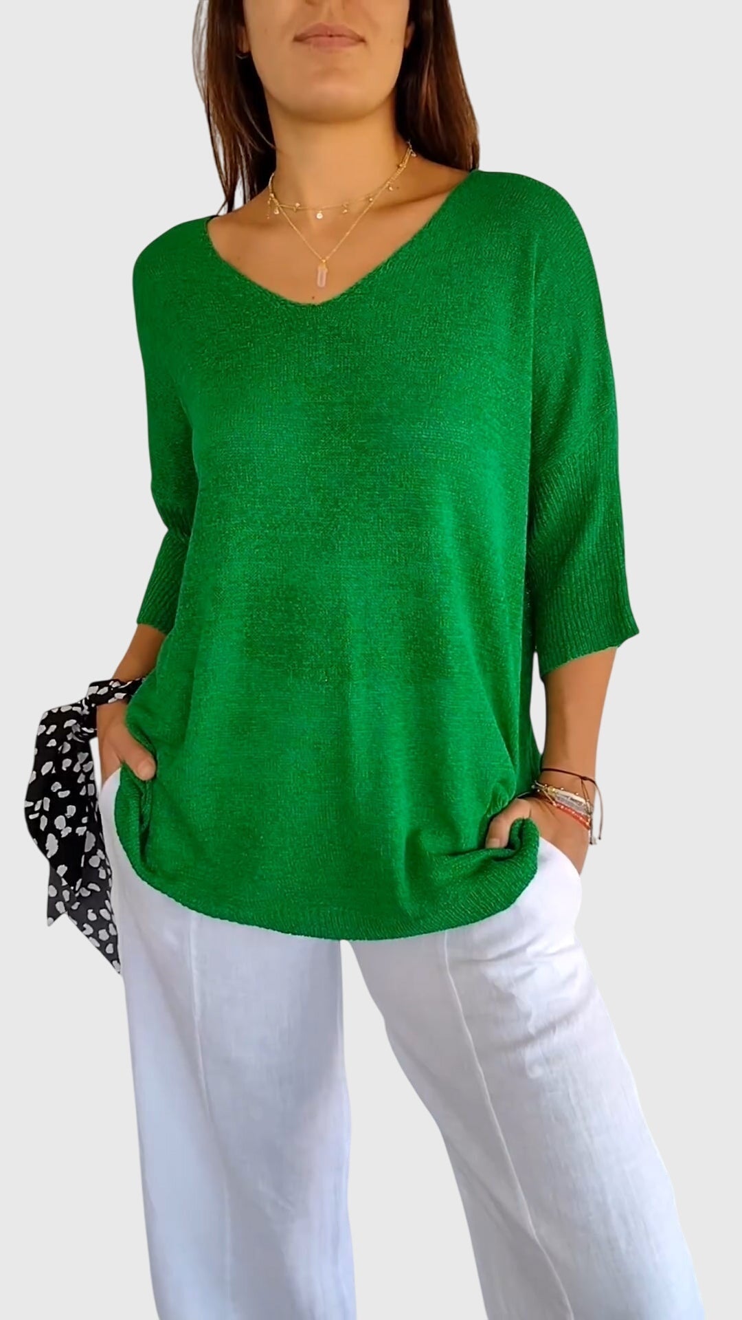 Cassandra™ | Top Elegante de Cuello en V