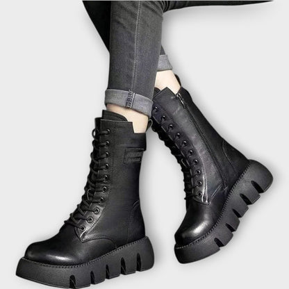 Botas Combat Chunky con Bordo Bold