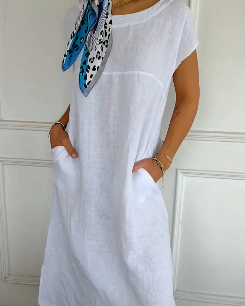 BERAWA - Vestido Casual de Algodón