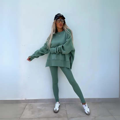 MADISON – CONJUNTO DE SUDADERA OVERSIZED Y LEGGINGS