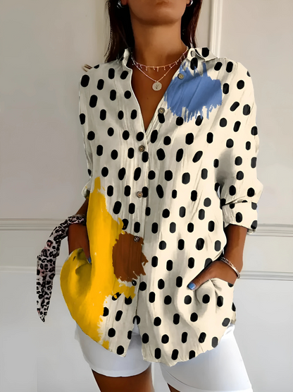 Yllona – Blusa Relaxed con Botones