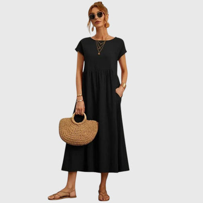 Fenella | Vestido Midi Cómodo