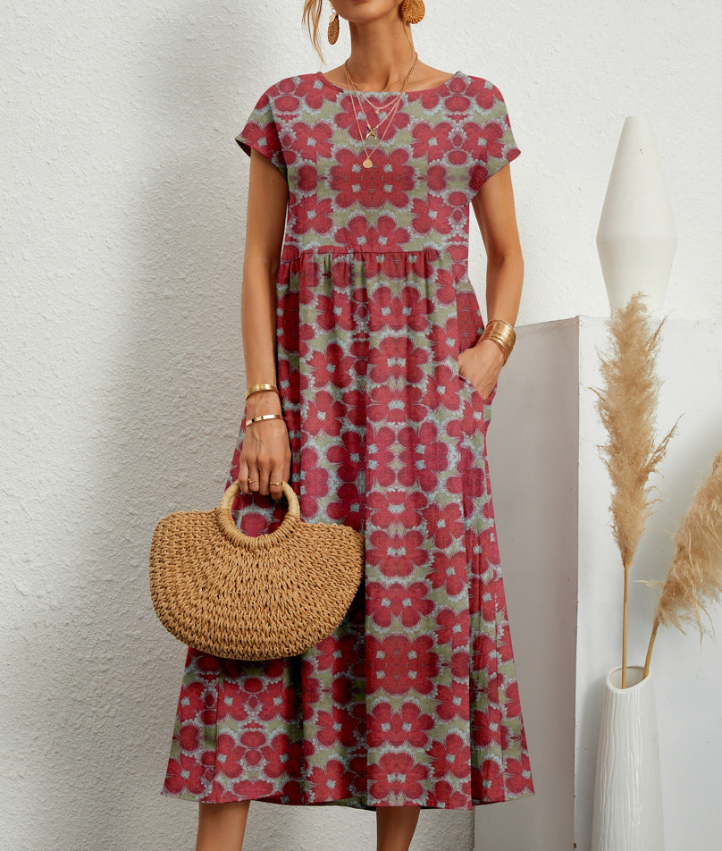 Índigo | Vestido Floral Elegante