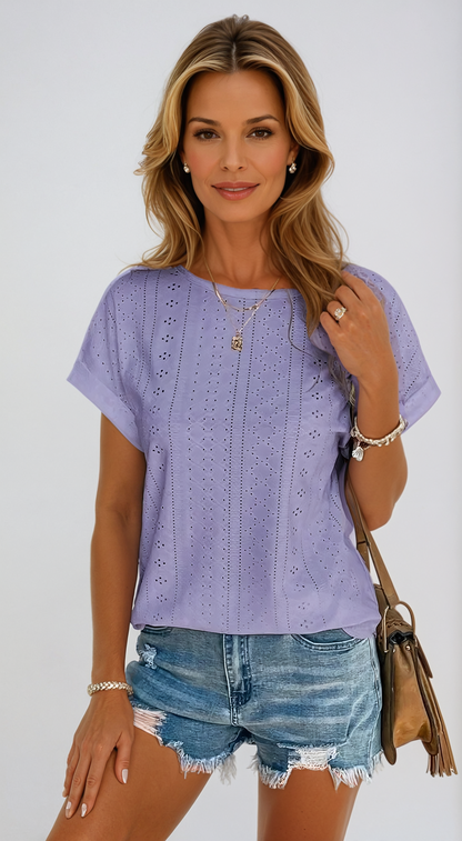 Riza™ | Top Casual con Ojal