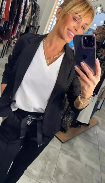 Ariane | Conjunto Elegante de Blazer y Pantalones