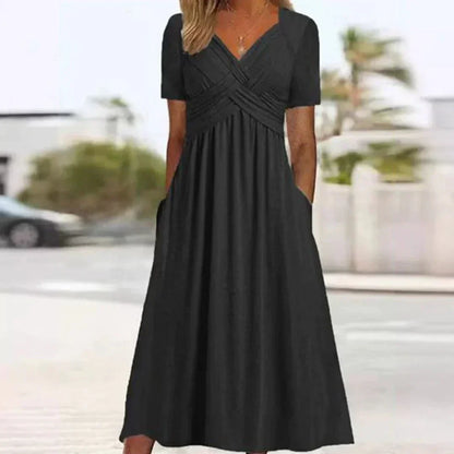 Frances | Vestido de Elegancia Sofisticada y Halagadora