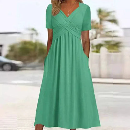 Frances - Vestido de Elegancia Sofisticada y Halagadora