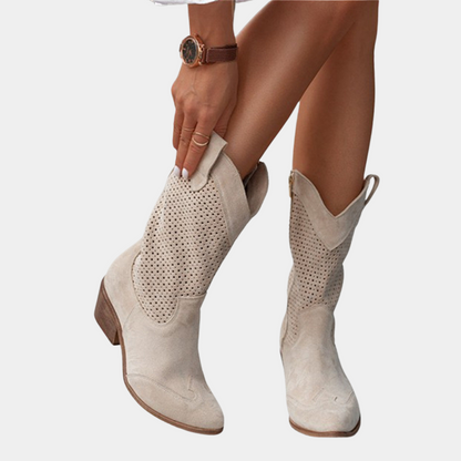 Rosie | Botas de Cuero Estilo Western
