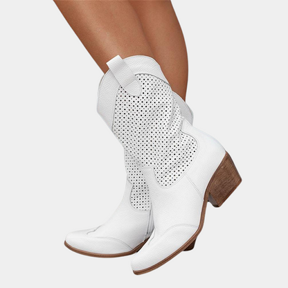 Rosie | Botas de Cuero Estilo Western