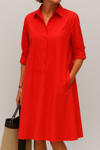 Elodie | Vestido Camisa con Botones