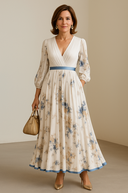 Kate | Vestido Maxi Floral Elegante