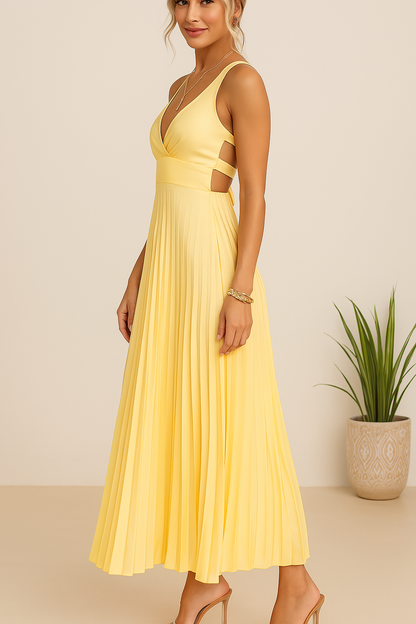 Oria - Vestido Elegante con Pliegues