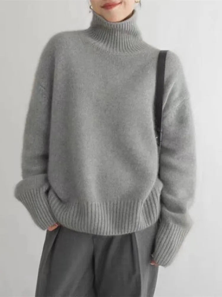 Marianne™ | Suéter de Cuello Alto Luxe