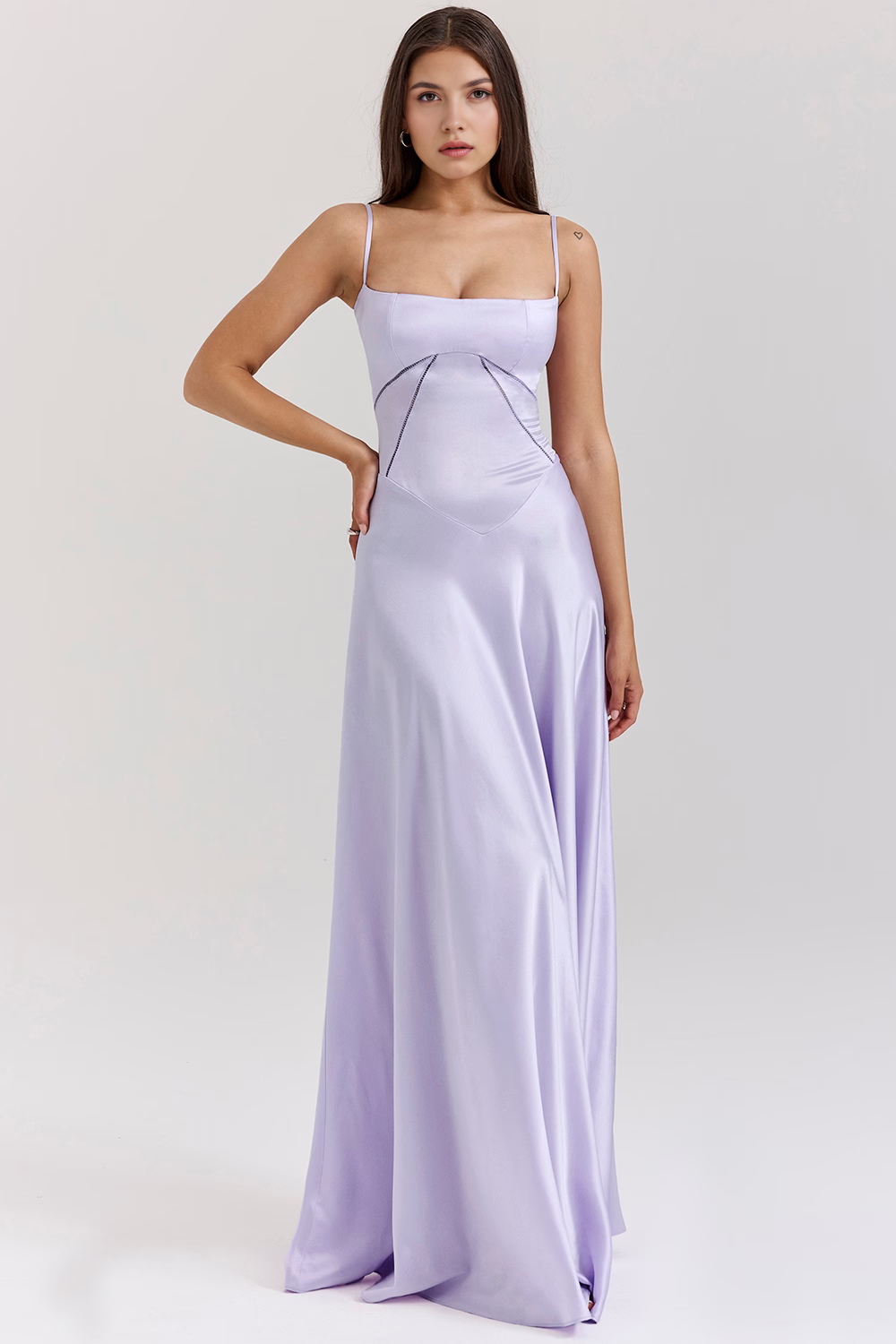 NOELLE - Vestido de Noche con Bustier