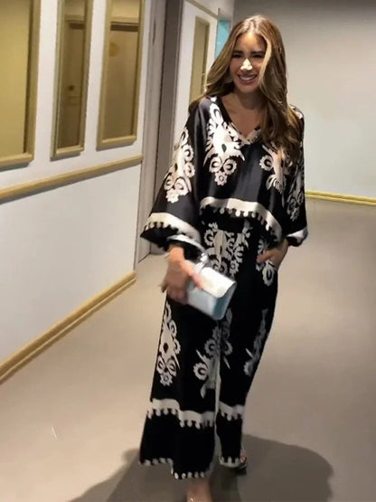MILANI – CONJUNTO DE PANTALONES CON IMPRESIÓN IRREGULAR