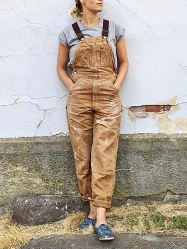 NYSA – OVERALL DE CANVAS ELEGANTE