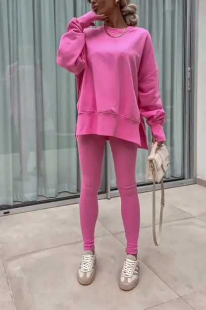 MADISON – CONJUNTO DE SUDADERA OVERSIZE Y LEGGINGS