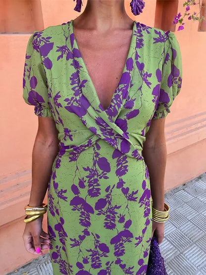 Charlotte | Hermoso vestido impreso para mujer