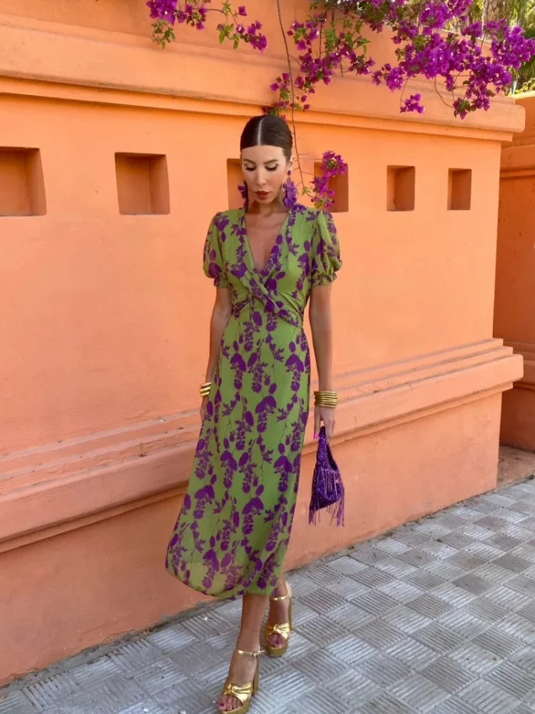 Charlotte | Hermoso vestido impreso para mujeres