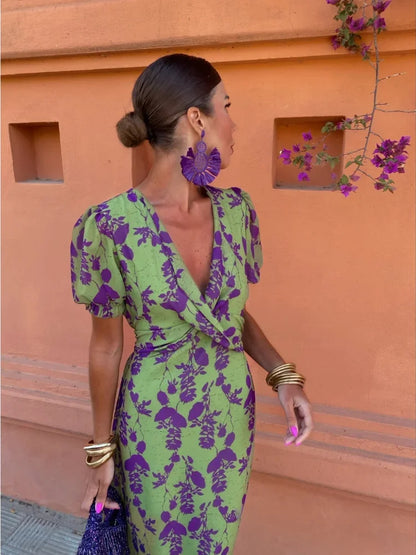 Charlotte | Hermoso vestido impreso para mujer