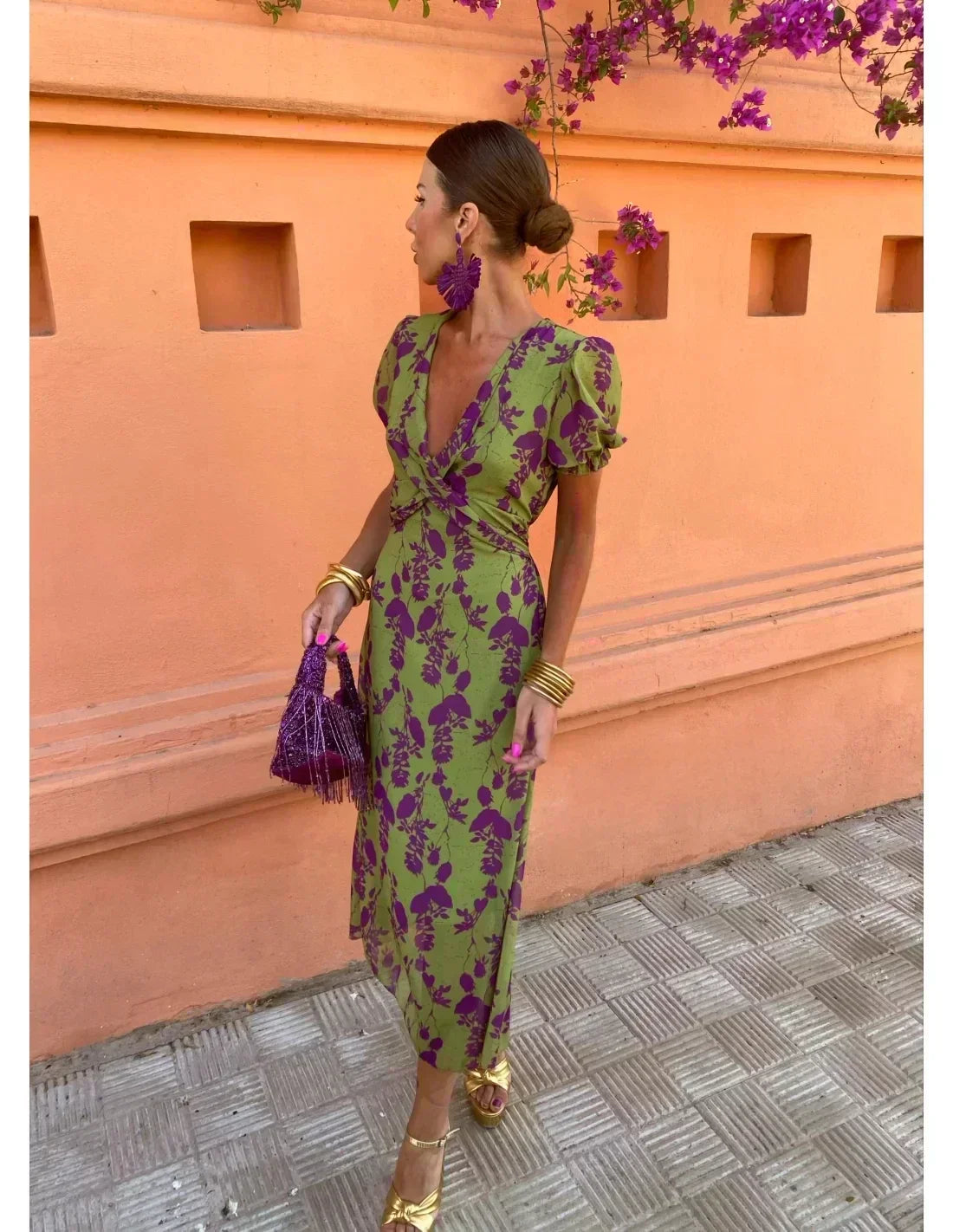 Charlotte | Hermoso vestido impreso para mujer