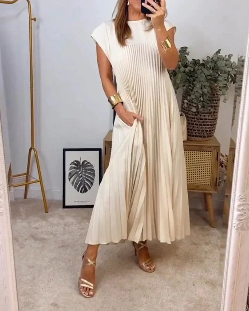 Tascha™ - Vestido Sin Mangas con Pliegues