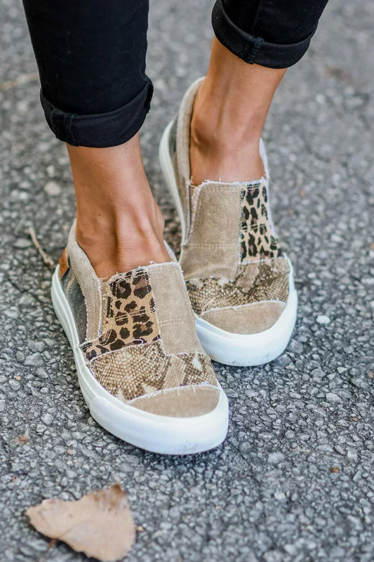 Como - Zapatillas Patchwork Comode