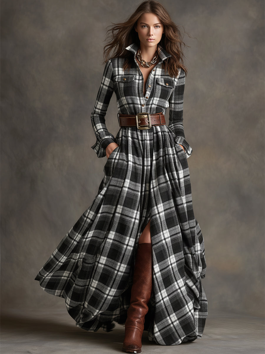 Evelyn | Vestido Camisa Clásico Elegante
