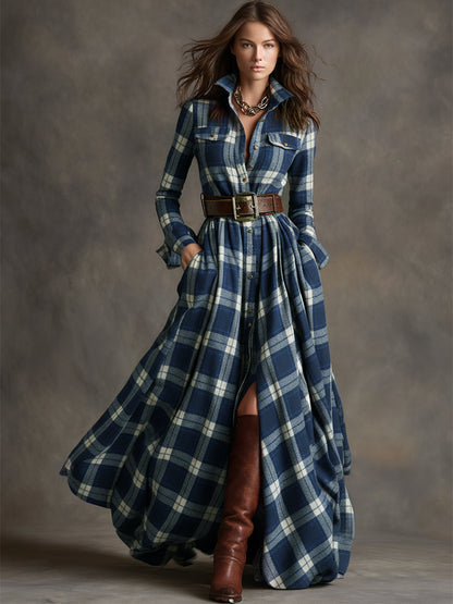 Evelyn | Vestido Camisa Clásico Elegante