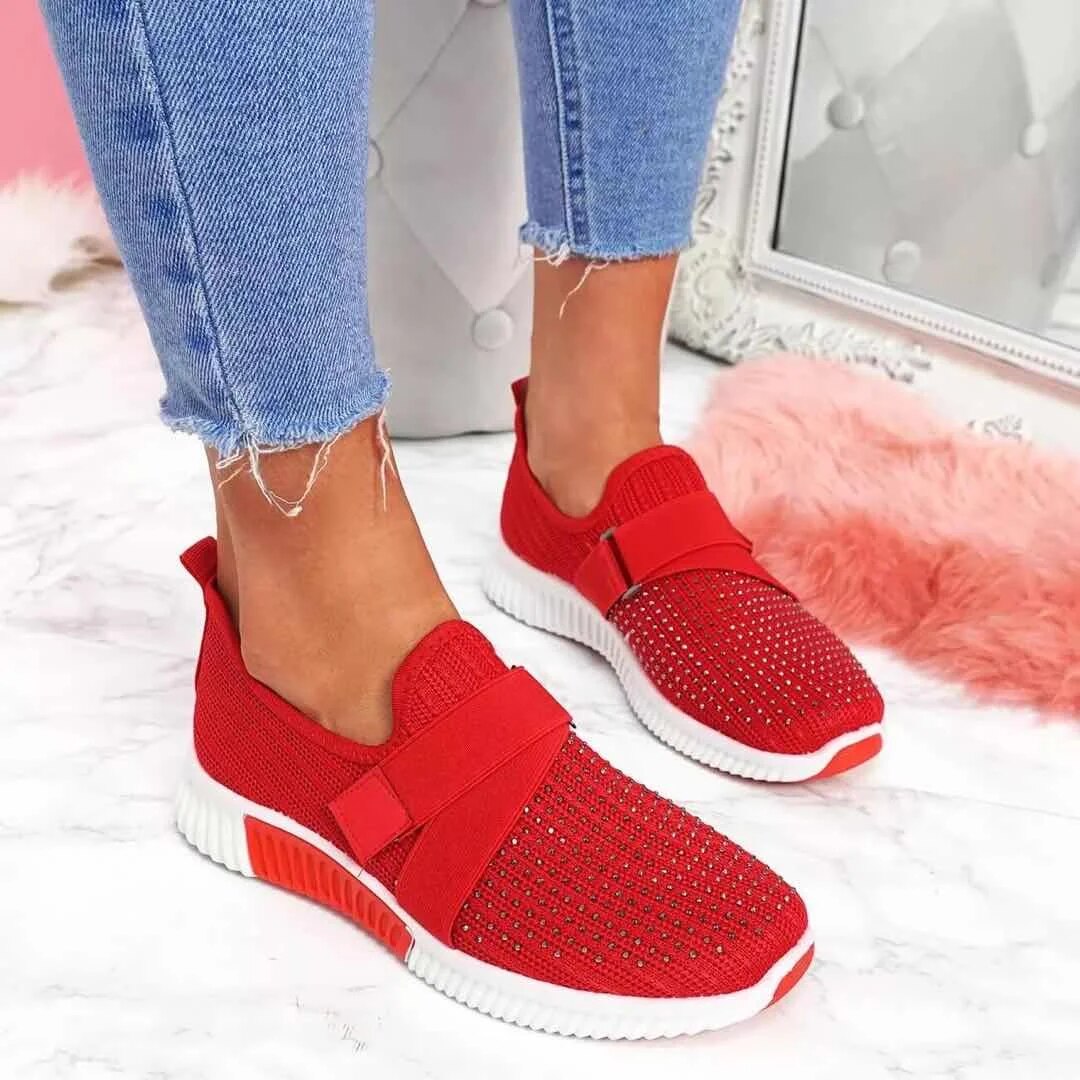 Vortex - Zapatillas transpirables con velcro y suela acolchada