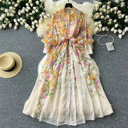 Lucy | Vestido de Verano Floral Bohemio
