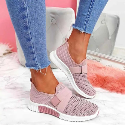 Vortex - Zapatillas transpirables con velcro y suela acolchada