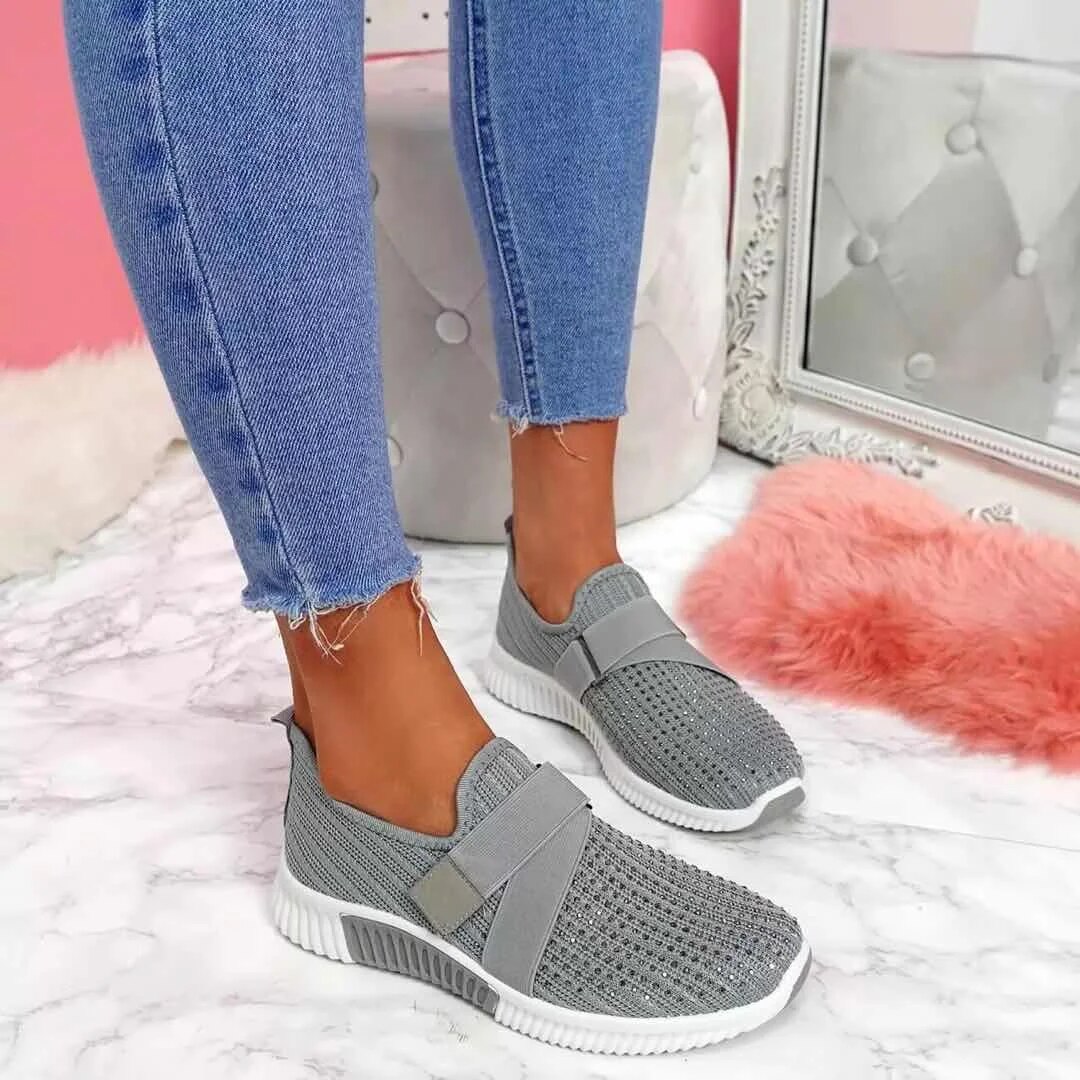 Vortex - Zapatillas transpirables con velcro y suela acolchada
