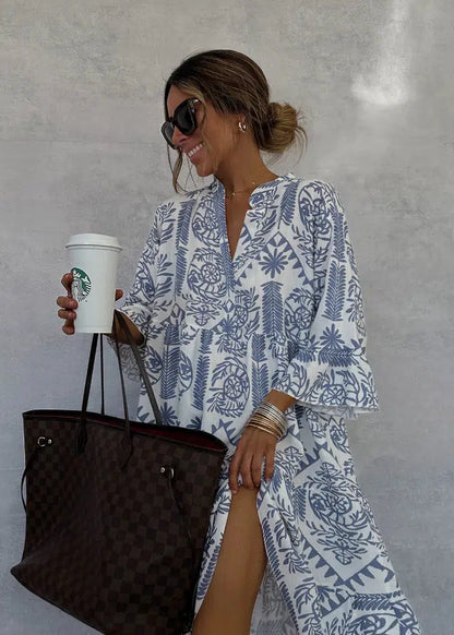 Anjie | Vestido Túnica Boho Relajado