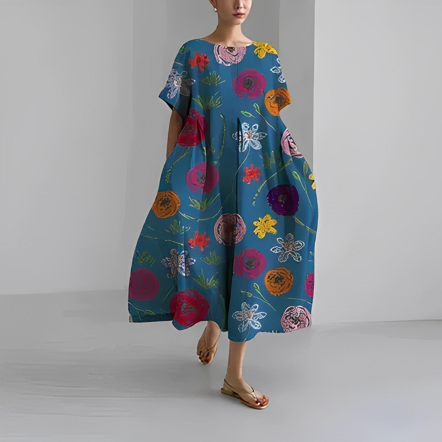 Adelia - Vestido Floral Bohemio
