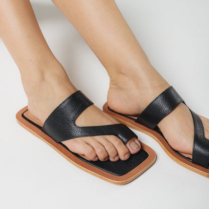Donatella - Sandalia de Cuero Elegante