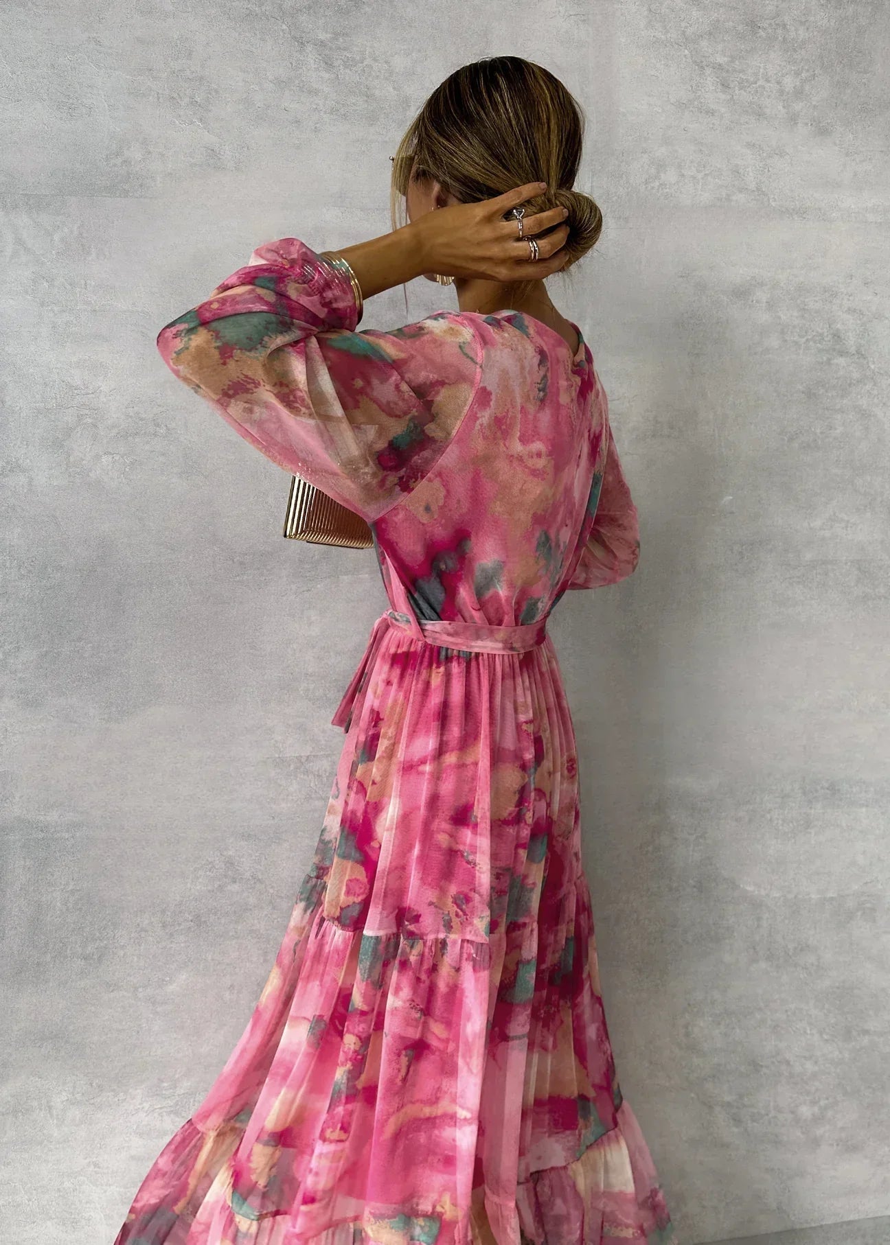 Martha | Vestido Envolvente con Patrón Floral